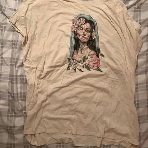 Day of the dead pattern torrid shirt